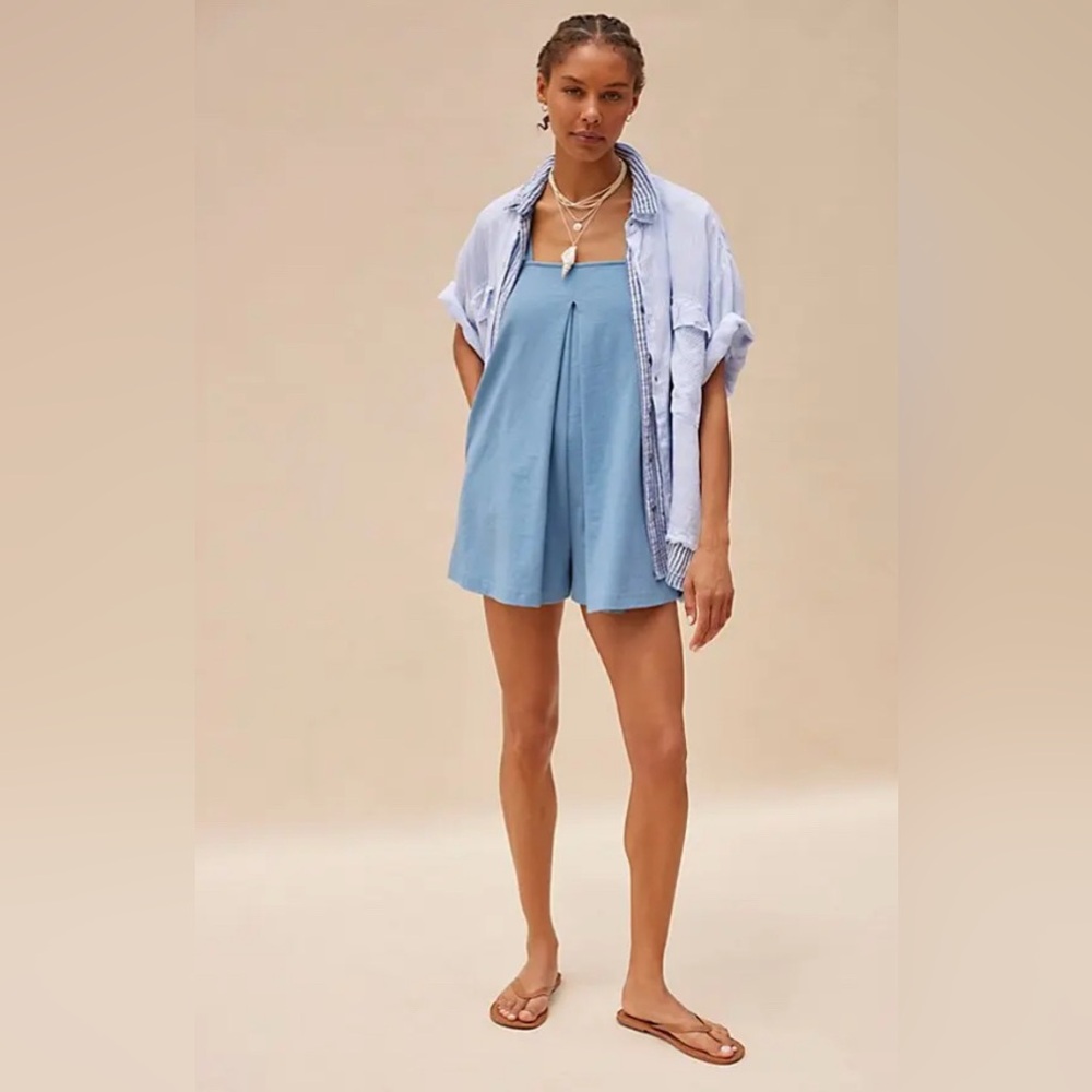 28. NWOT Free People Nichola Romper - Picture 5 of 5